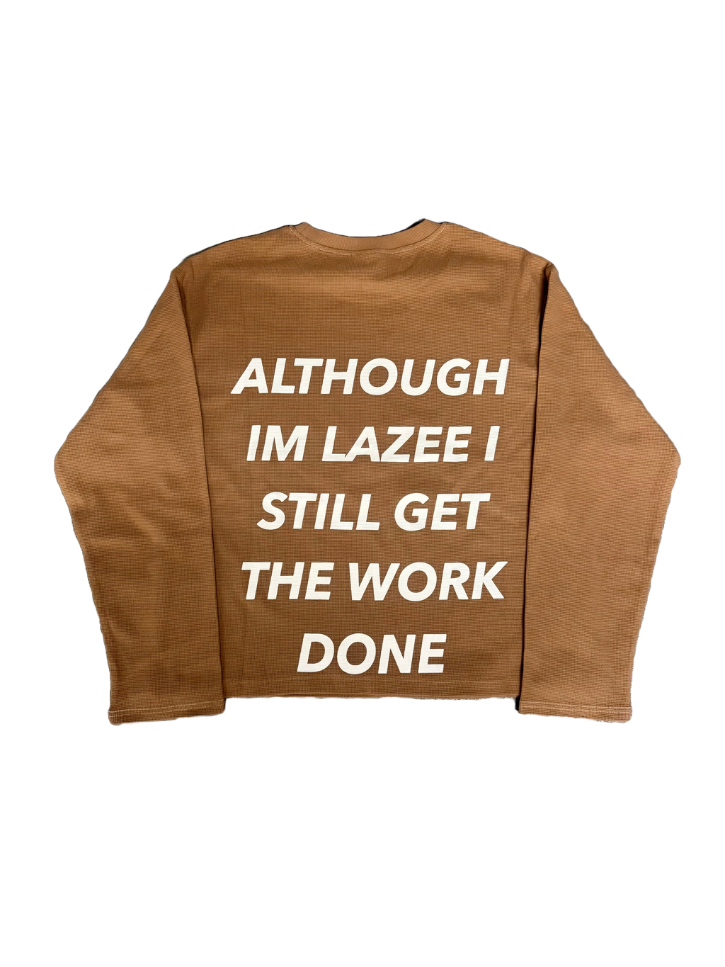 Brown Waffle Knit