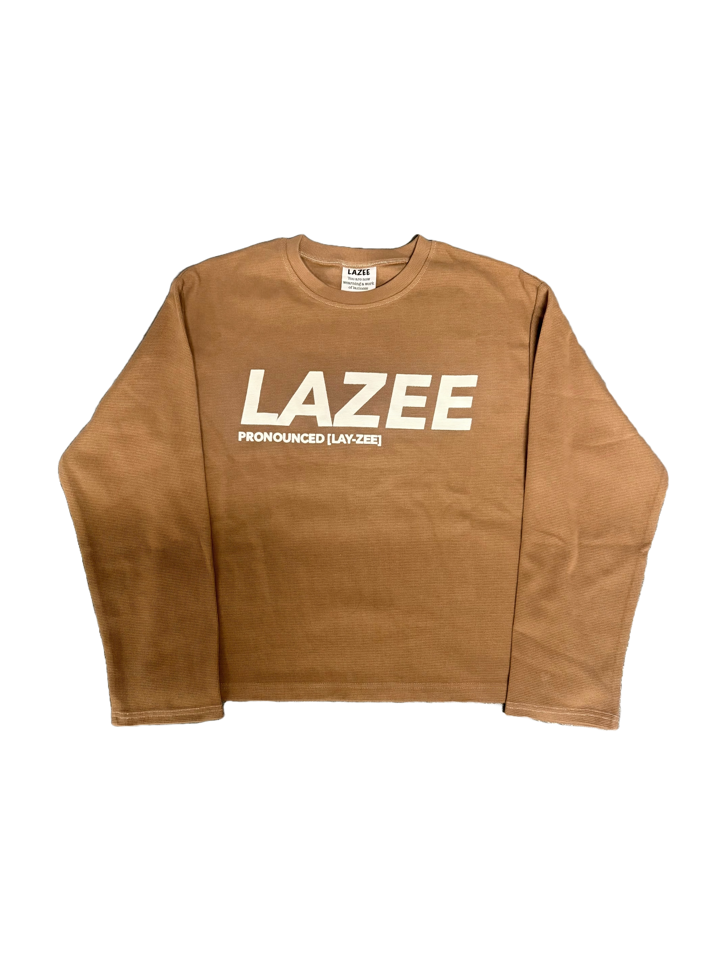 Brown Waffle Knit