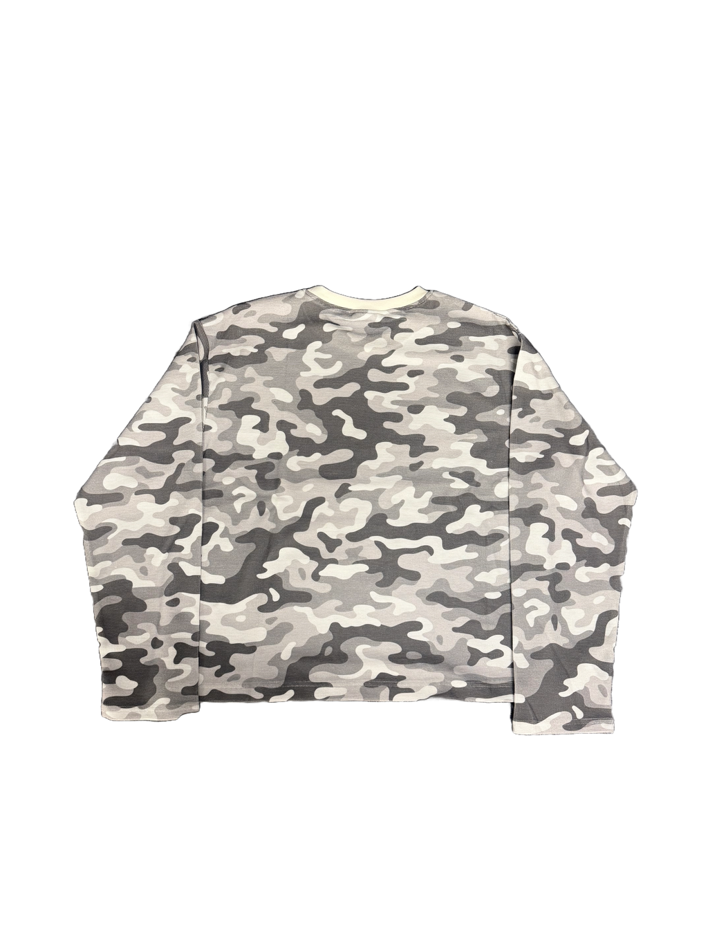 Snow Camo Waffle Knit
