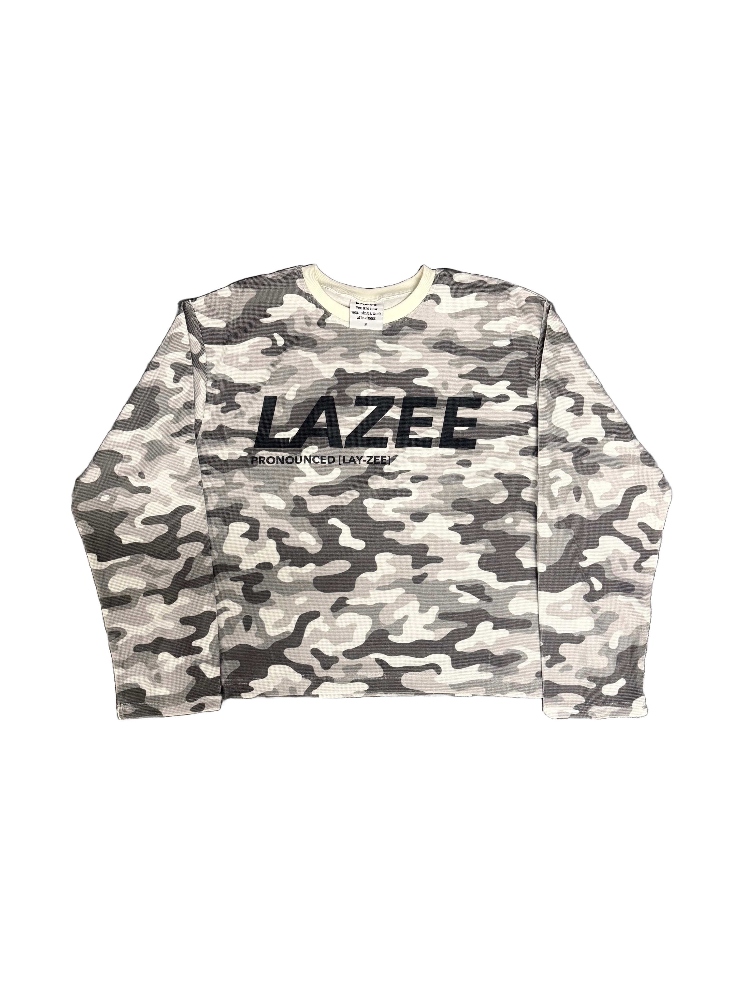 Snow Camo Waffle Knit